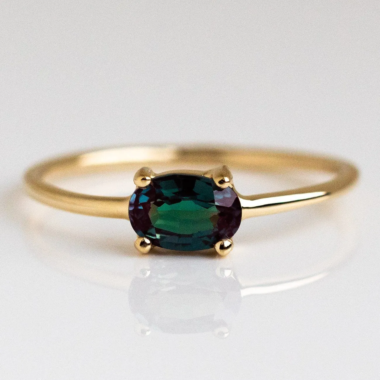 14K Gold Sweetest Birthstone Ring