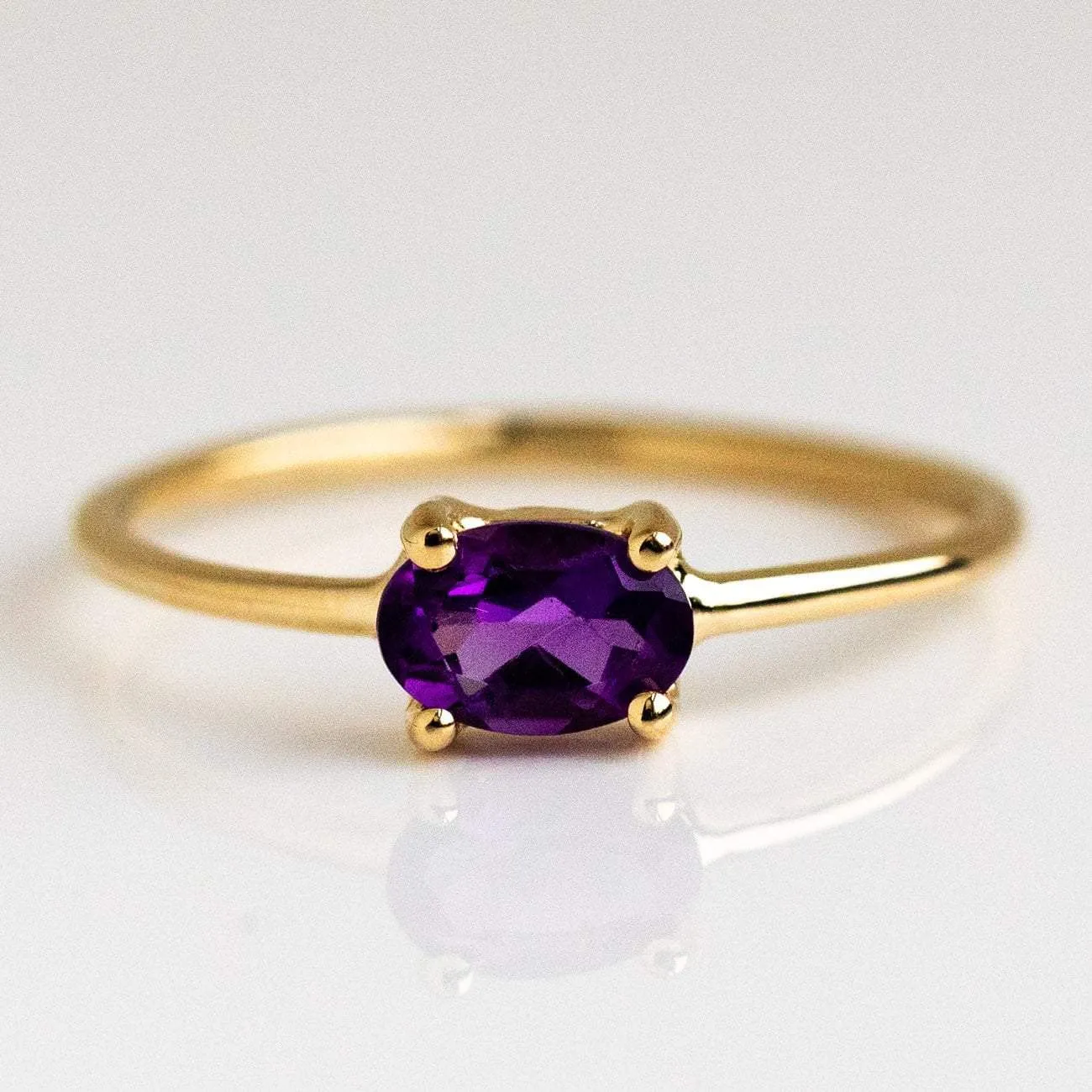 14K Gold Sweetest Birthstone Ring