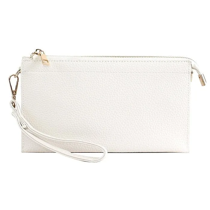 7070 Jaylene Three Compartments Crossbody Bag