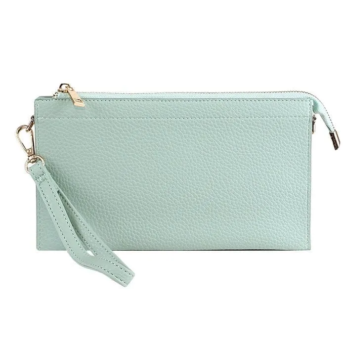 7070 Jaylene Three Compartments Crossbody Bag