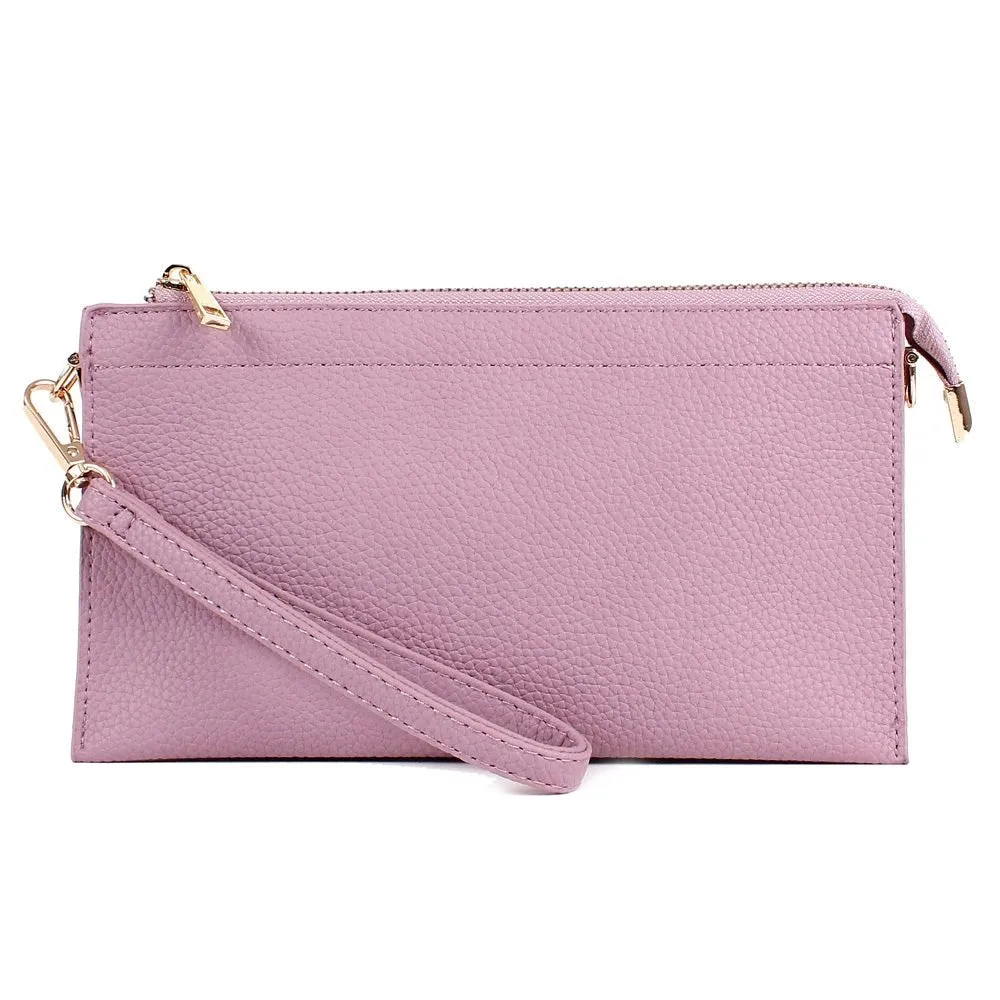 7070 Jaylene Three Compartments Crossbody Bag