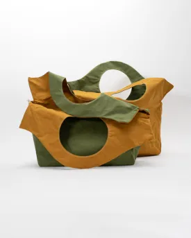 Asparagus & Mustard Shopper Bag