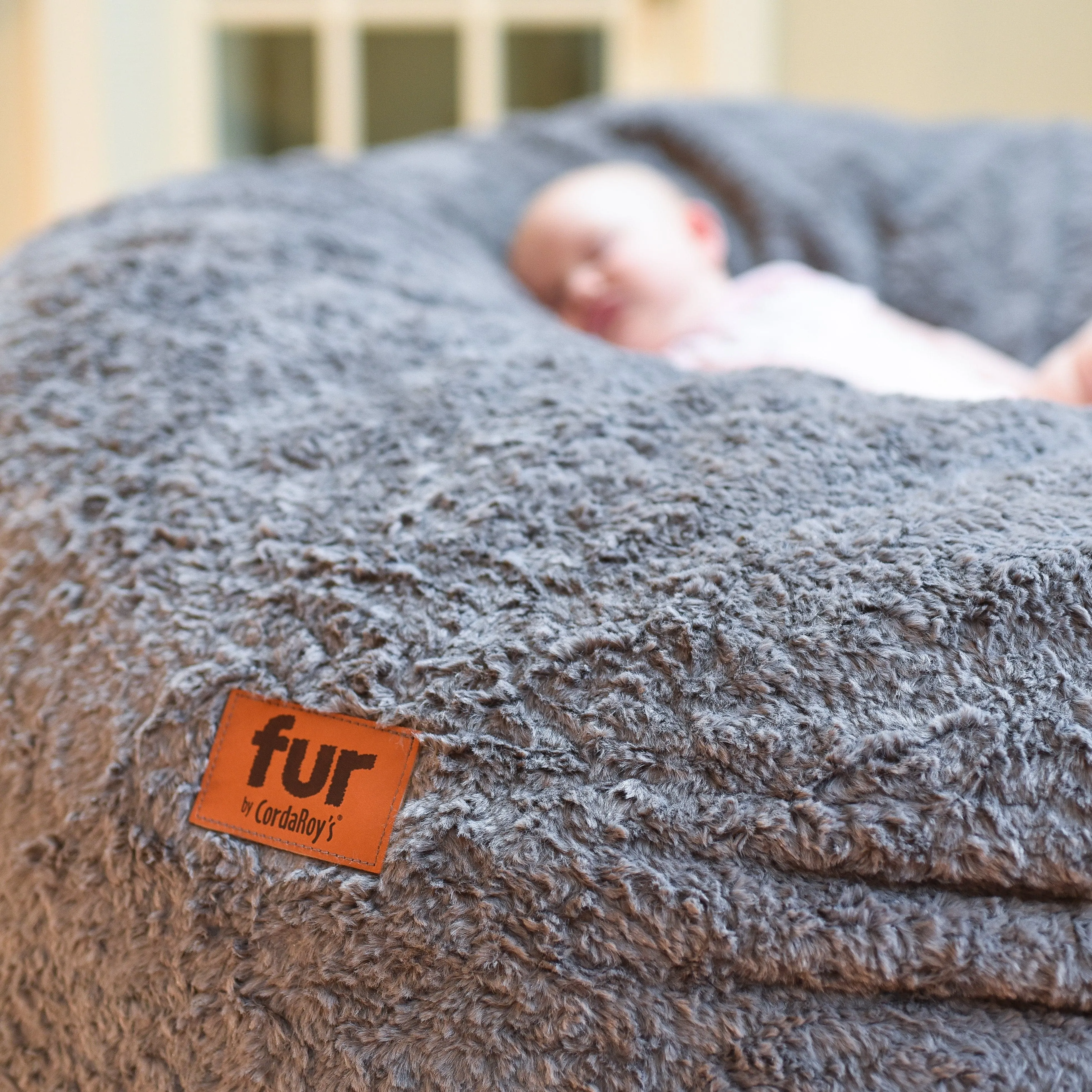 Bean Bag - Full - Faux Fur