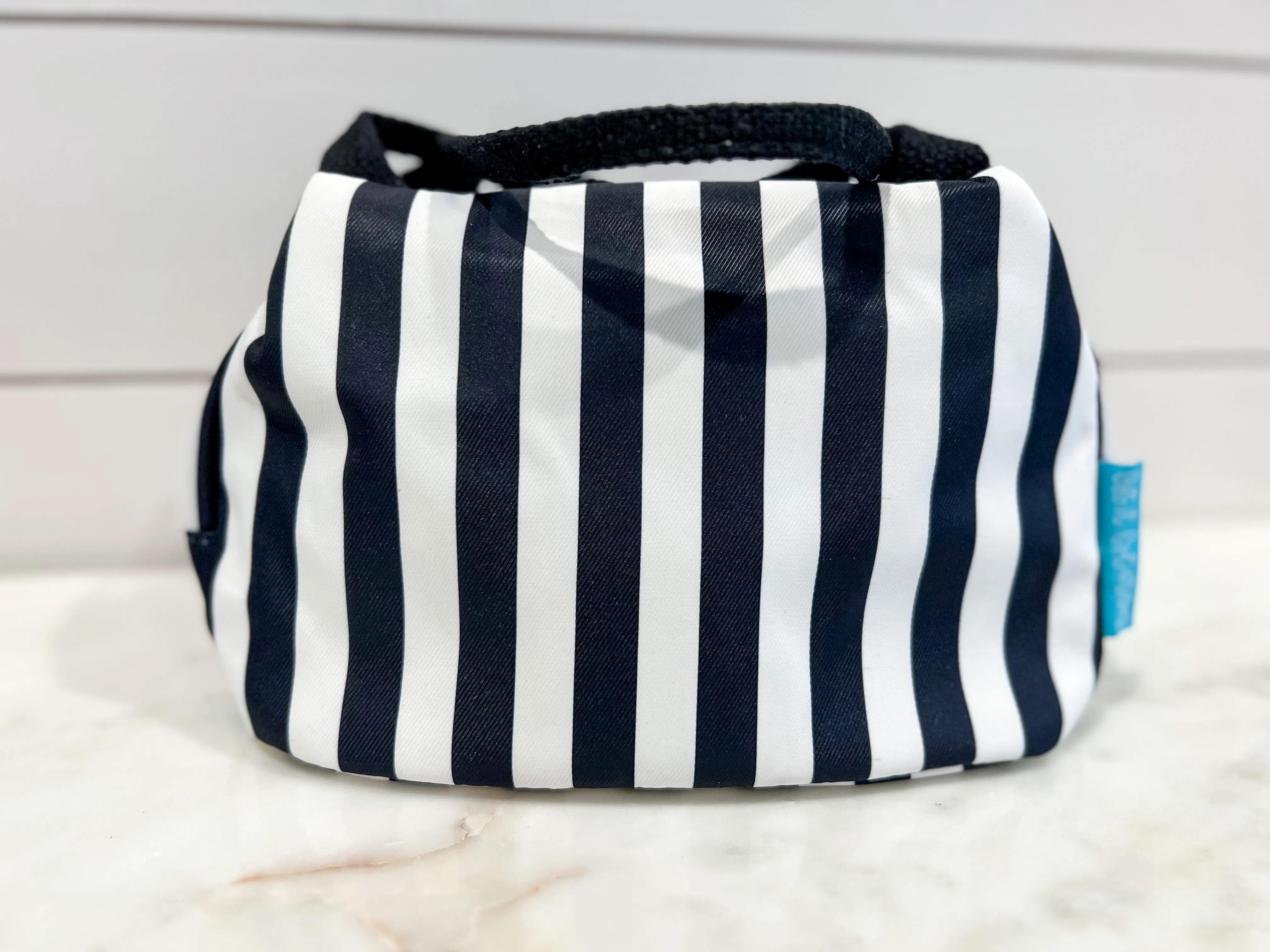 BLACK & WHITE STRIPES MAKEUP BAG