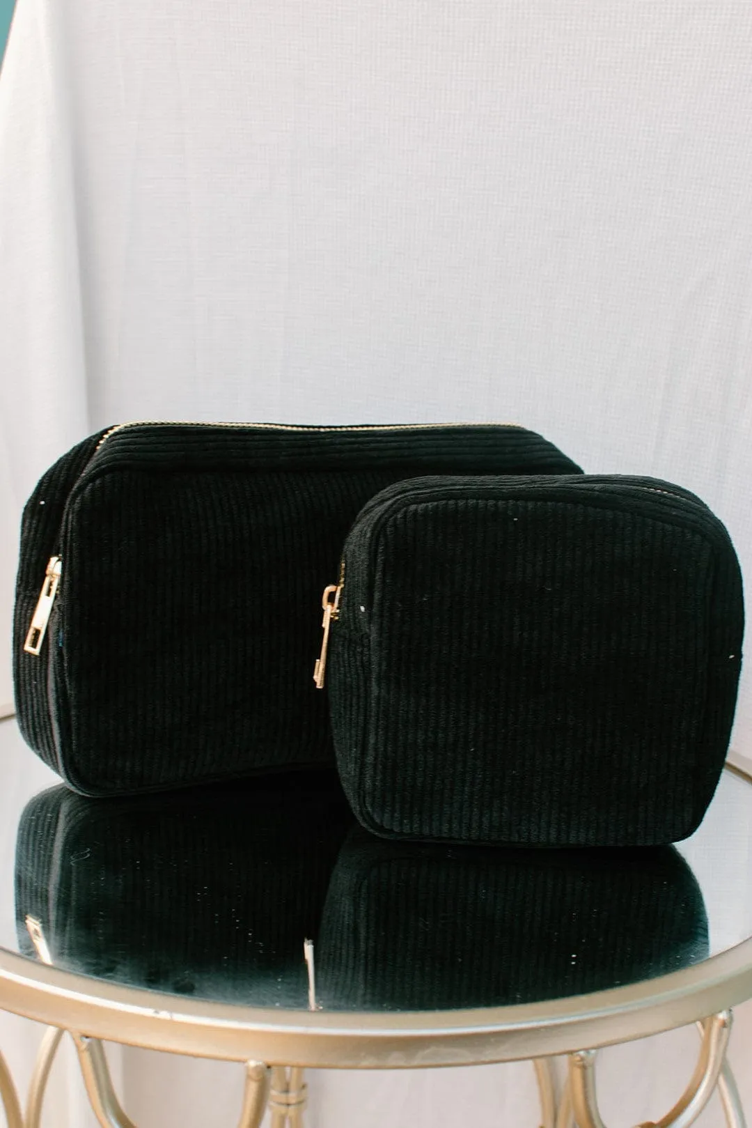 Black Makeup Bag