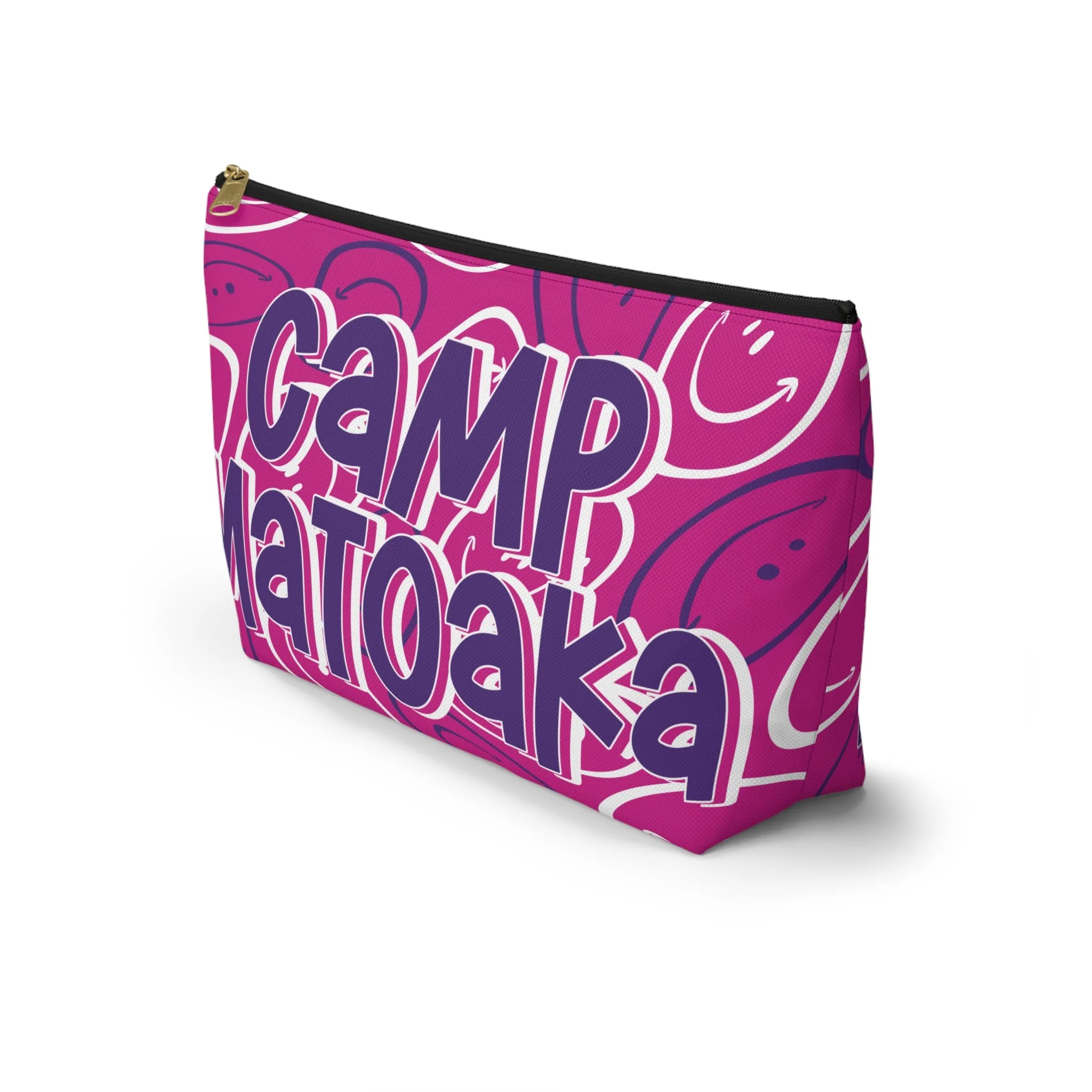 Camp Matoaka Pink Makeup Bag