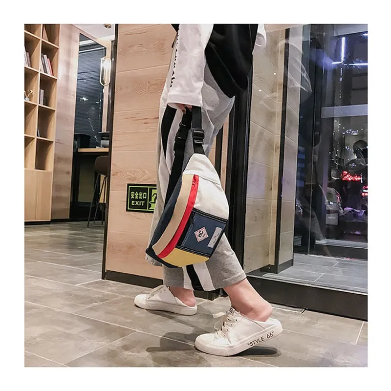 Casual Canvas Waist Bag