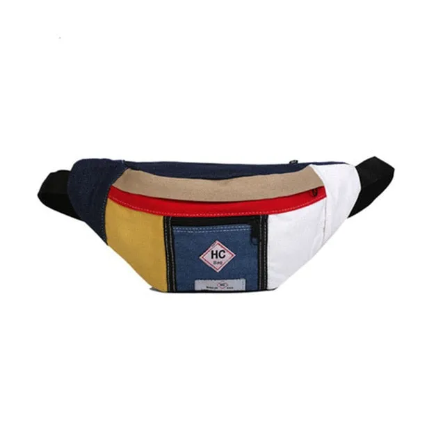 Casual Canvas Waist Bag