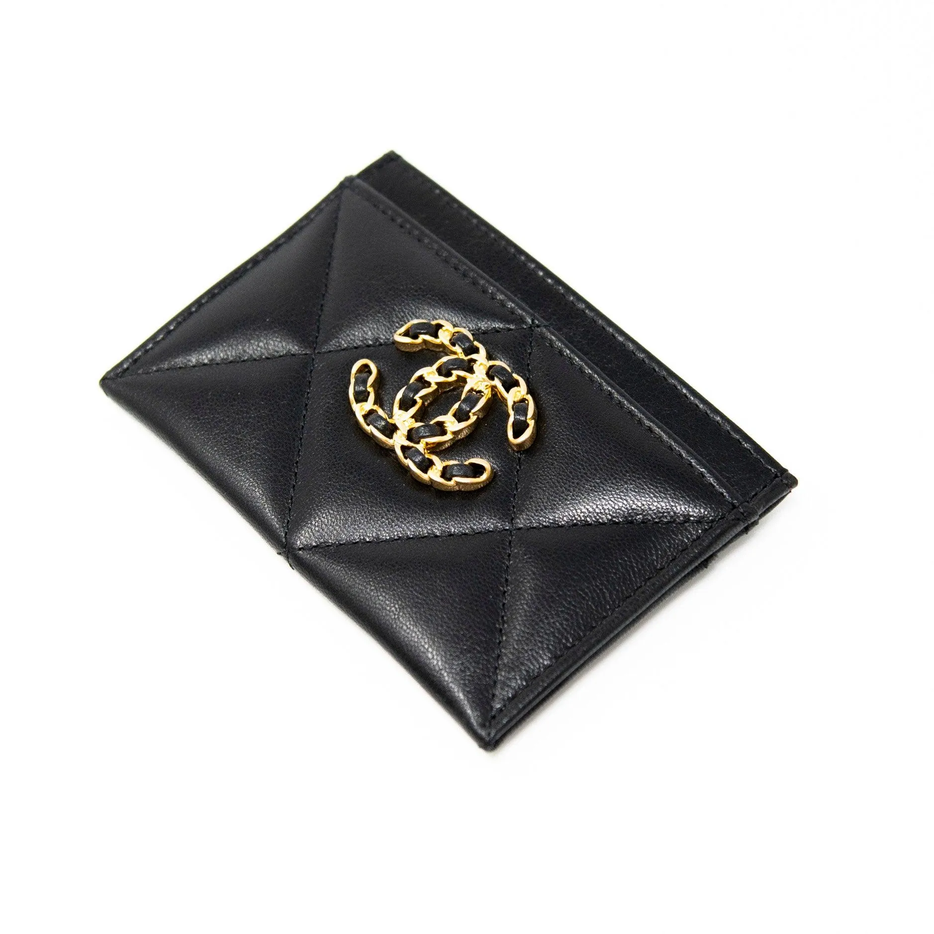 Chanel 19 Black Cardholder