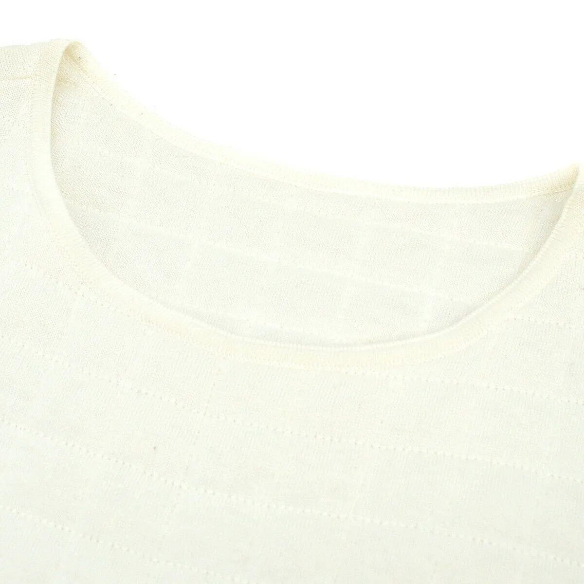 CHANEL #34 CC Logos Sleeveless Tops Tank Top White Cotton  30411