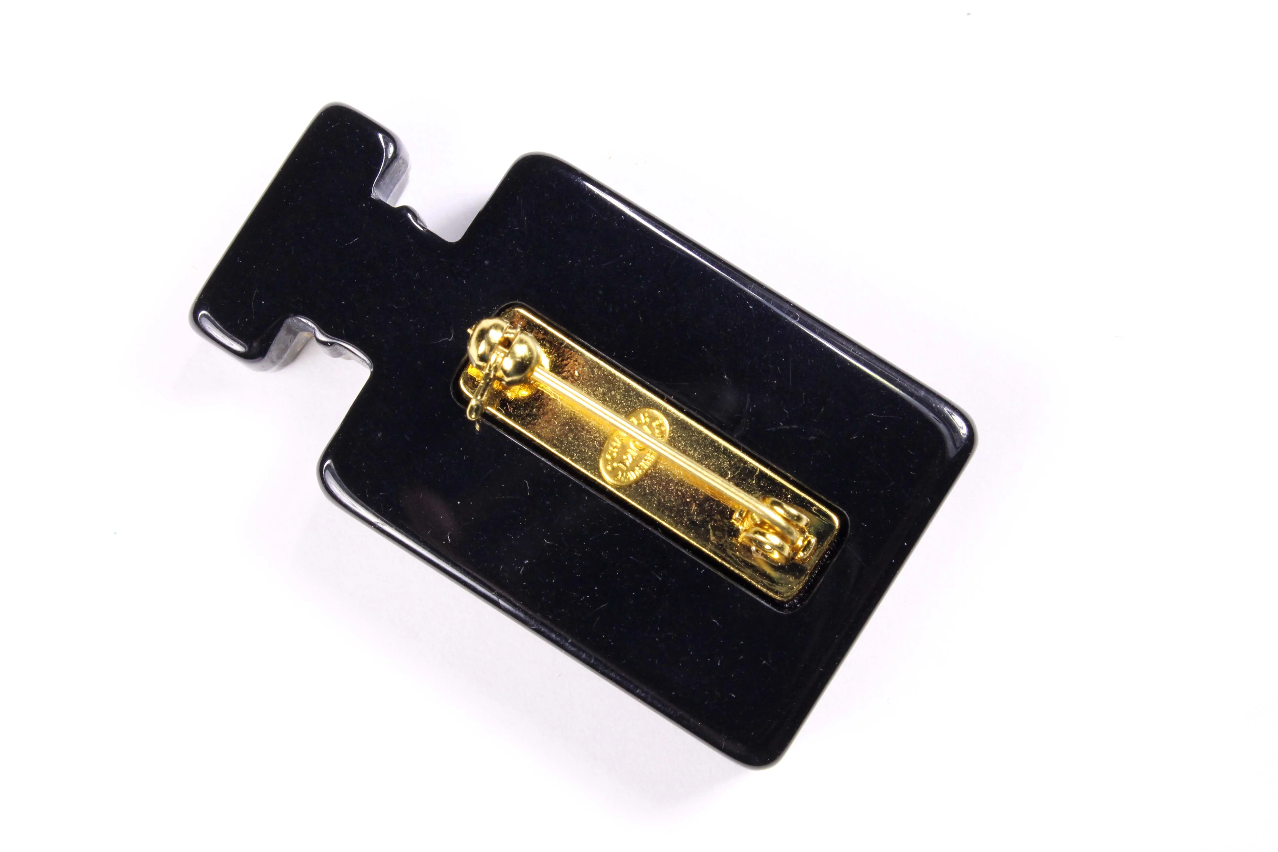 CHANEL miniature perfume bottle brooch