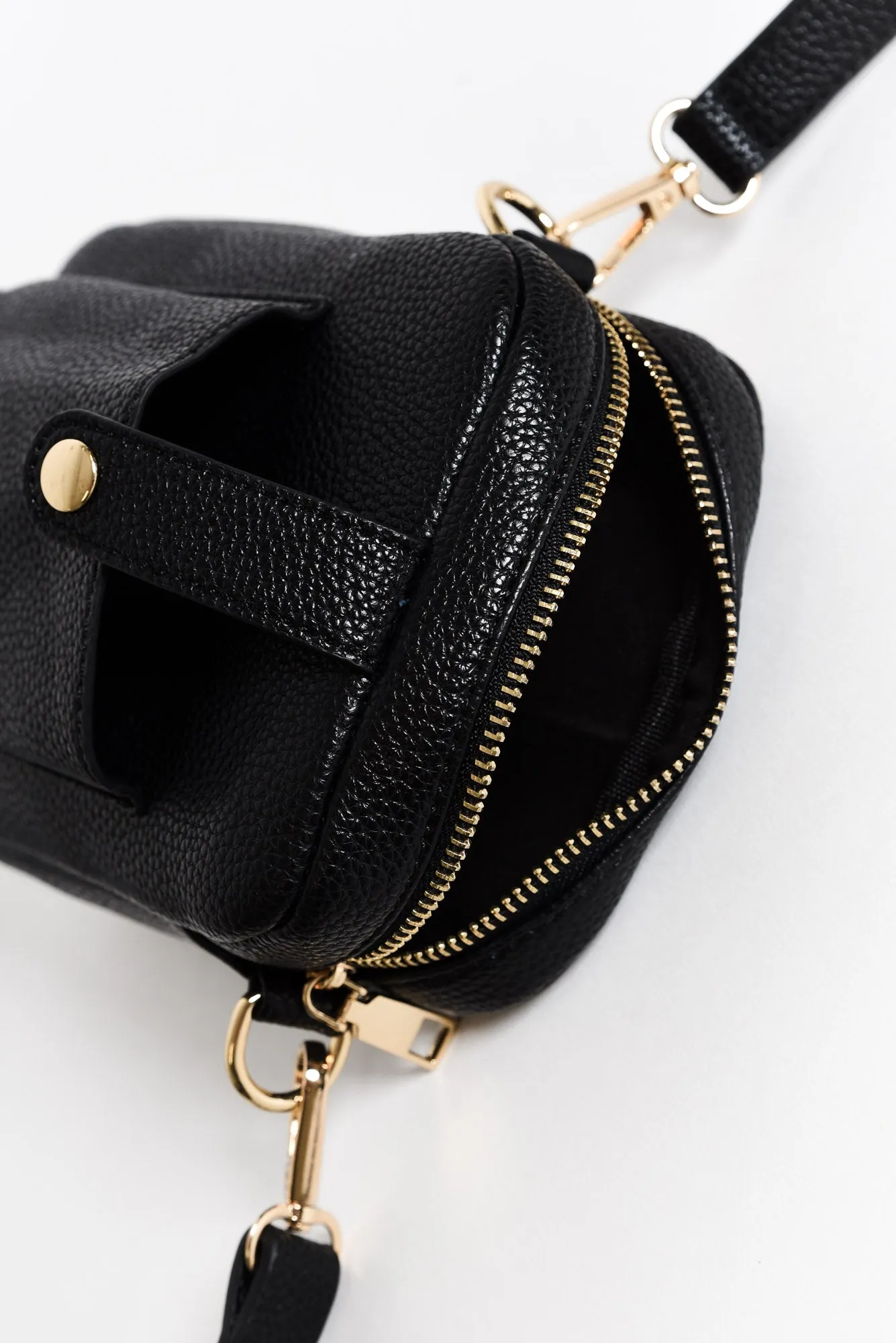 Charlie Black Crossbody Bag