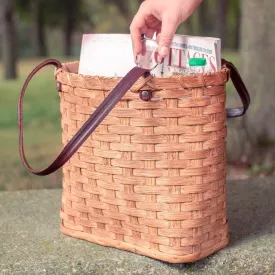 Day Tote Basket | Amish Flexible Wicker Market & Shopping Bag