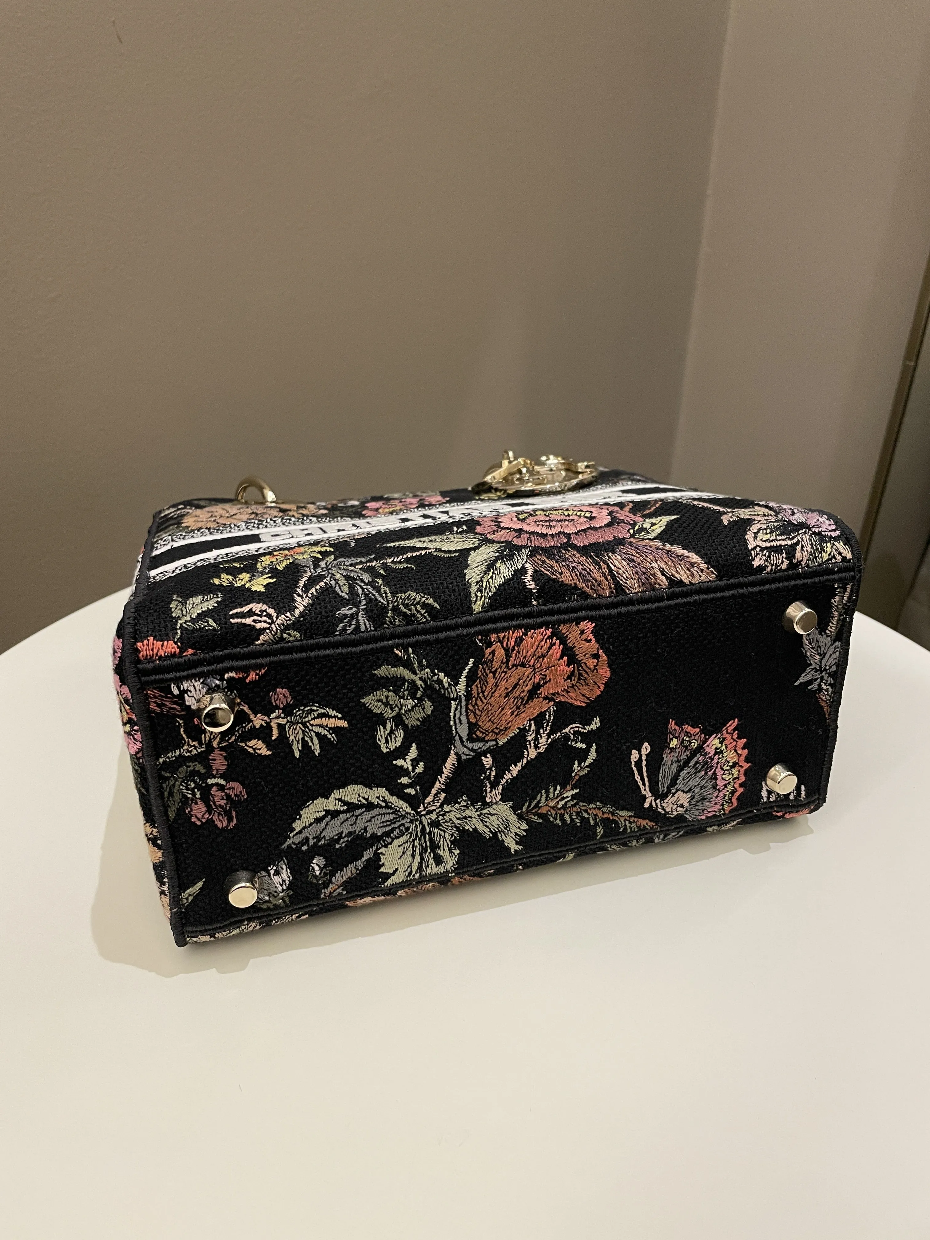 Dior Lady D-Lite Jardin Botanic Black Embroidery