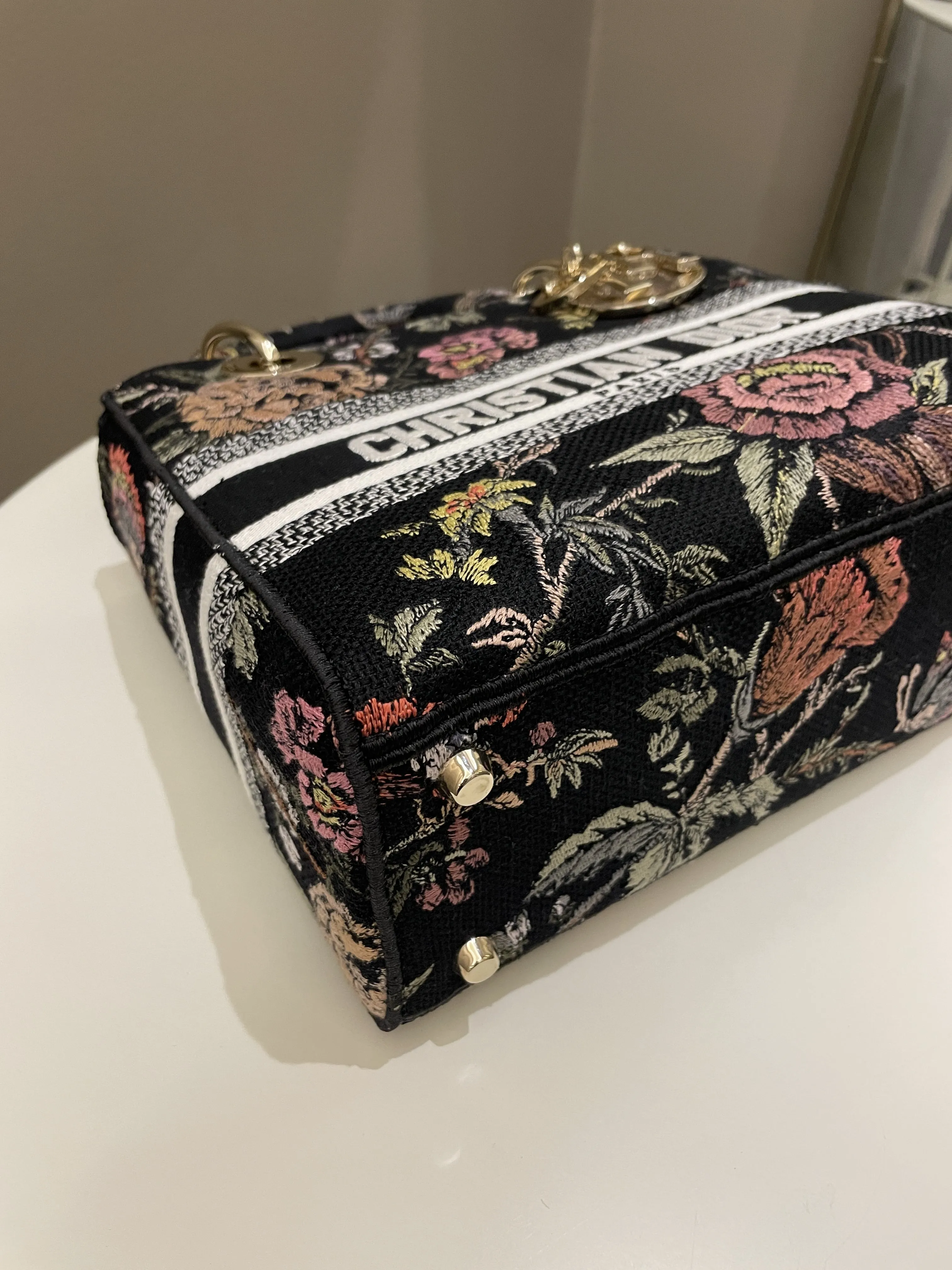 Dior Lady D-Lite Jardin Botanic Black Embroidery