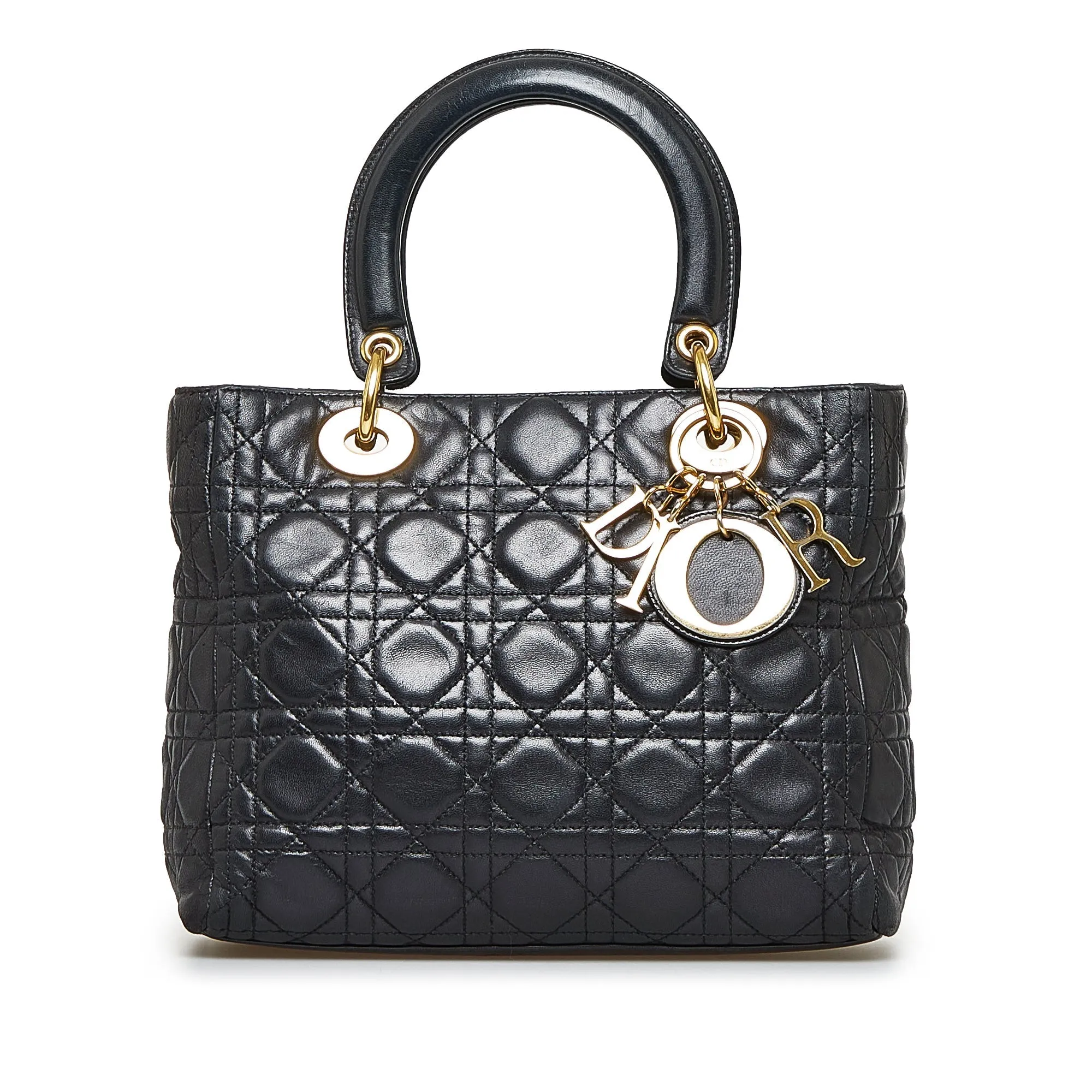 Dior Lady Dior Medium Cannage Quilted Leather