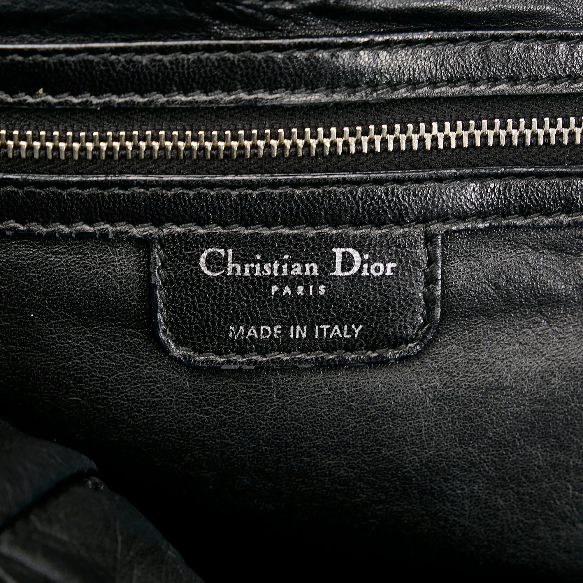 Dior Soft Lady Dior Large Black Cannage Silver