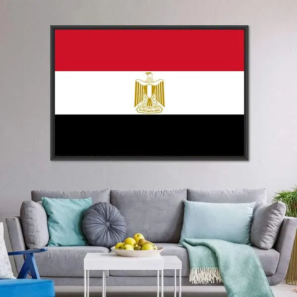 Egypt Flag Canvas Wall Art