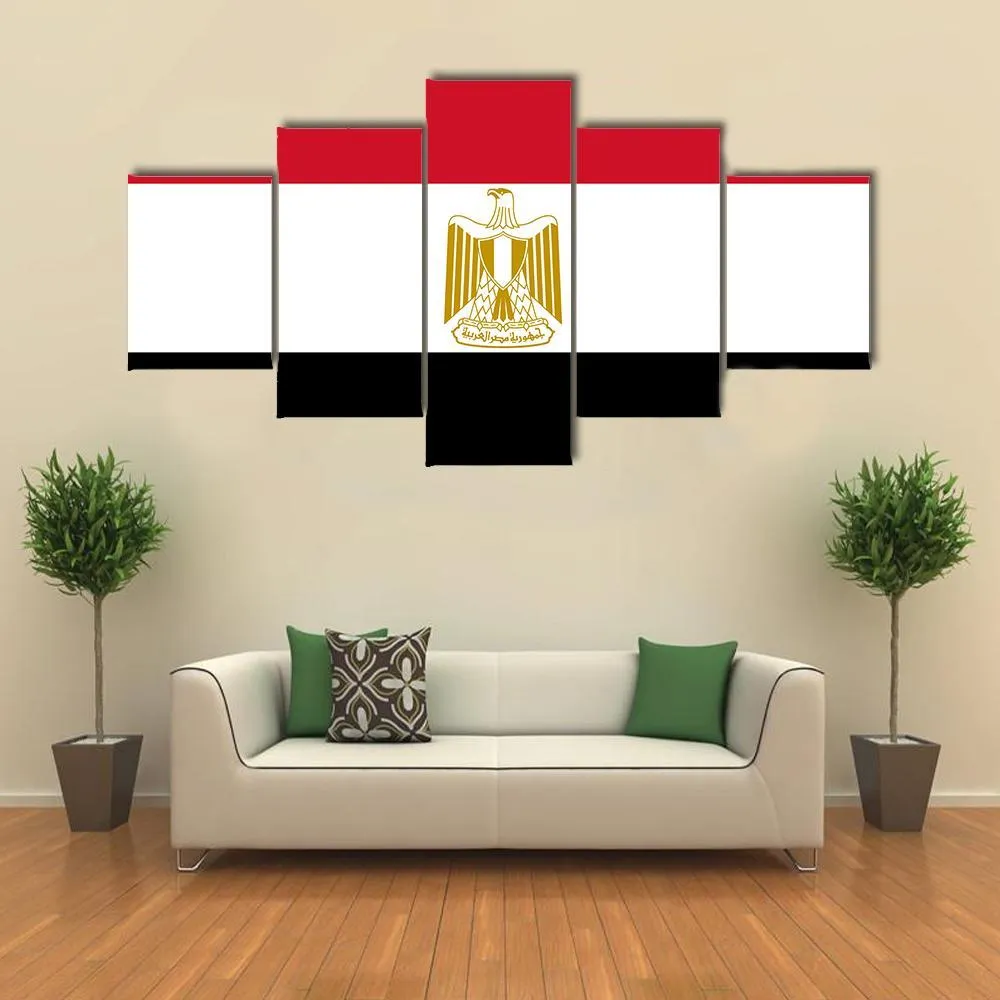 Egypt Flag Canvas Wall Art