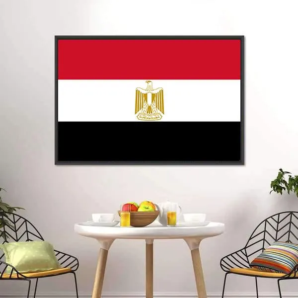 Egypt Flag Canvas Wall Art