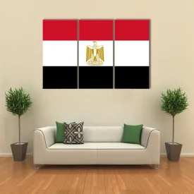 Egypt Flag Canvas Wall Art