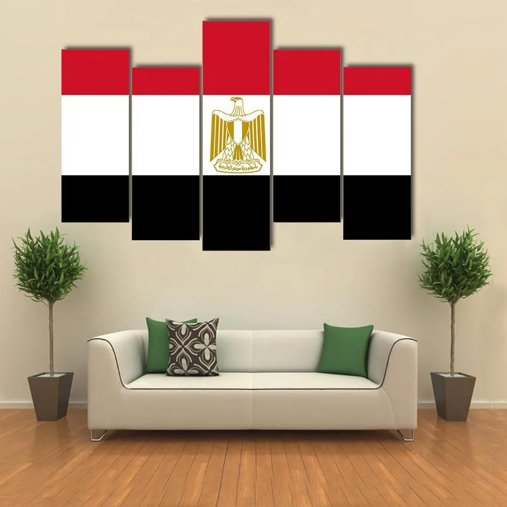 Egypt Flag Canvas Wall Art