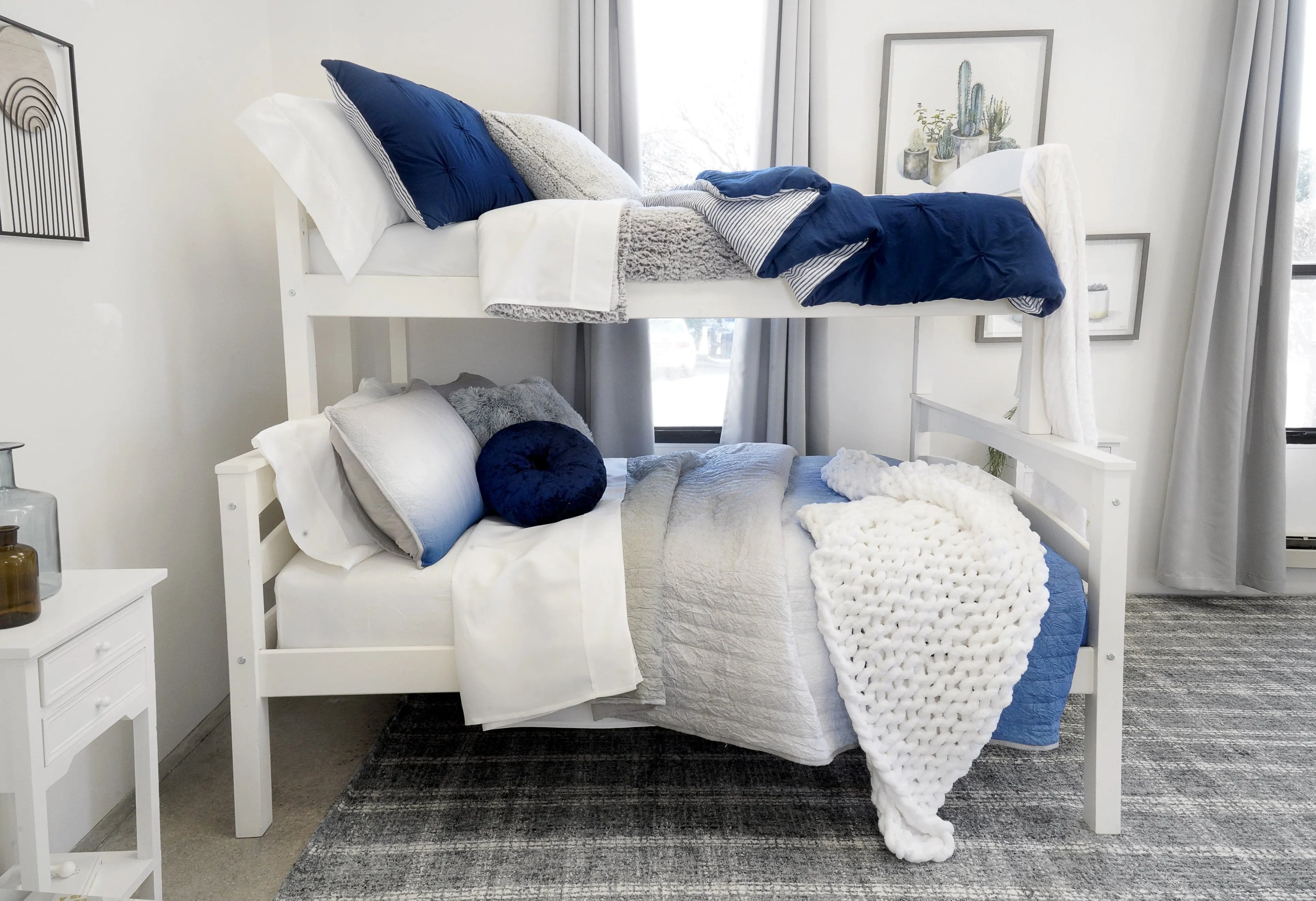 Emma Faux Fur Comforter Set