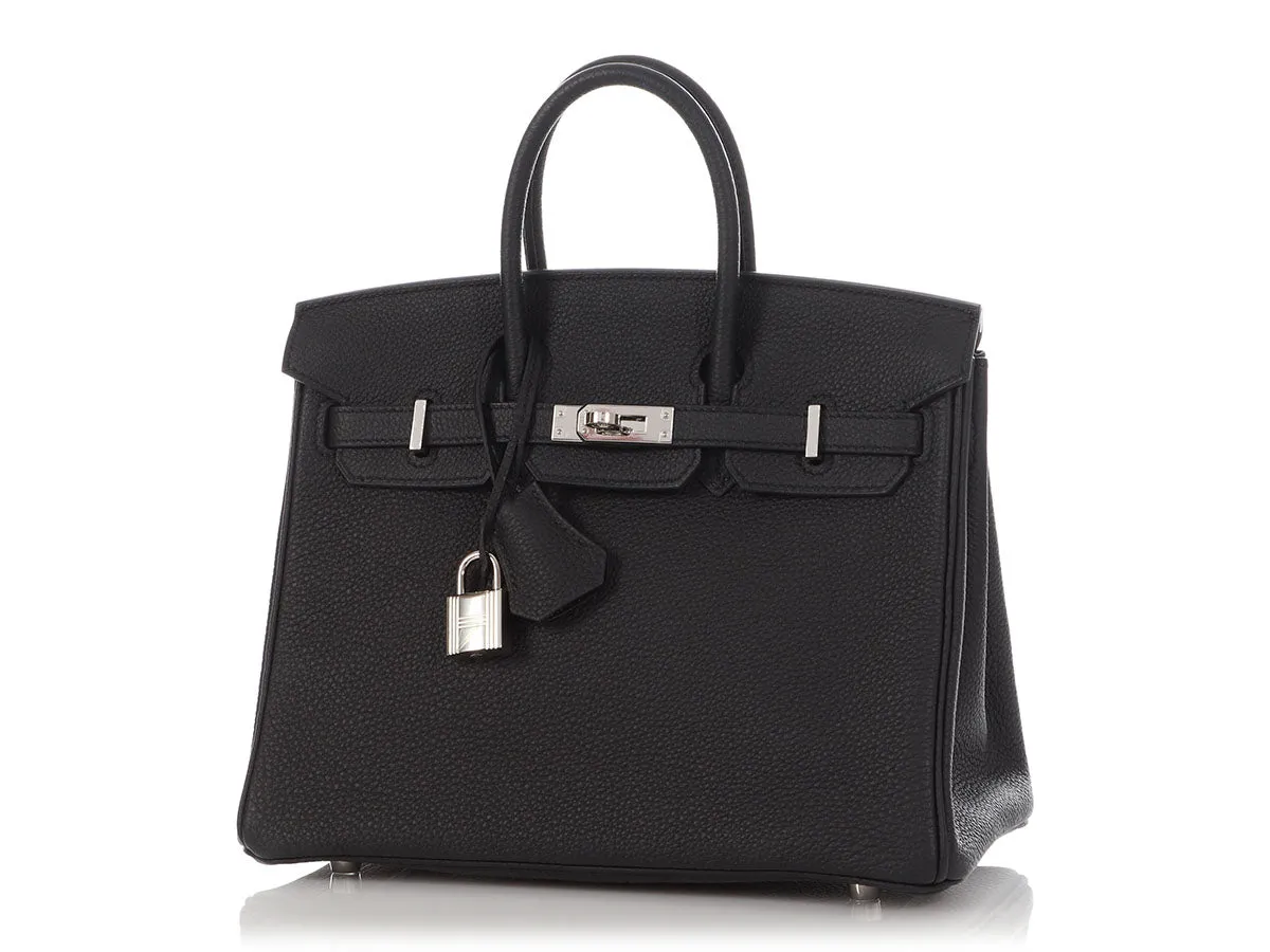 Hermès Black Togo Birkin 25