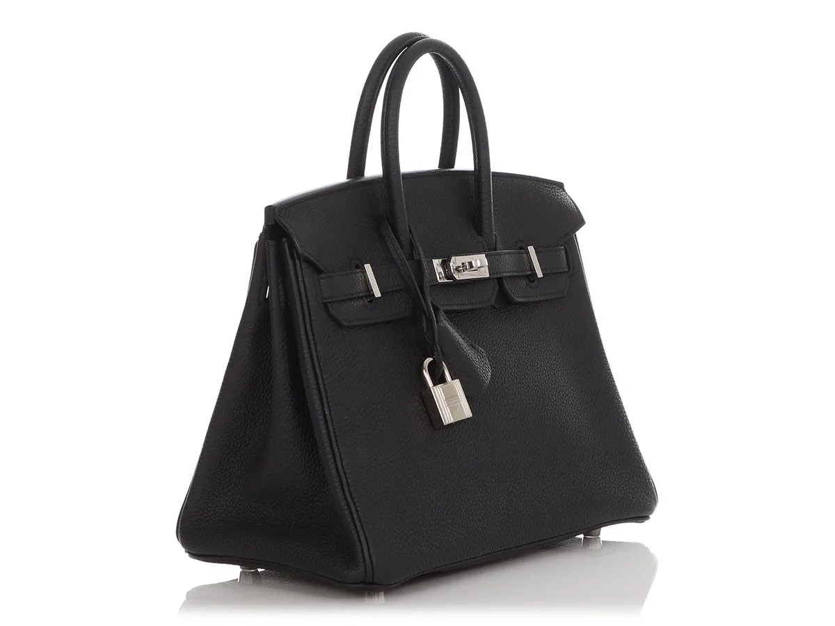 Hermès Black Togo Birkin 25