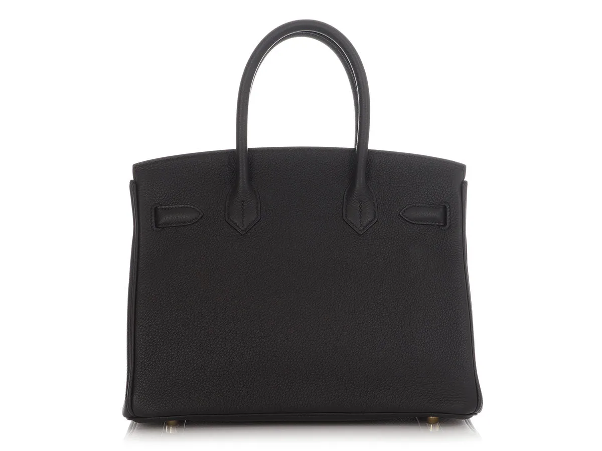 Hermès Black Togo Birkin 30