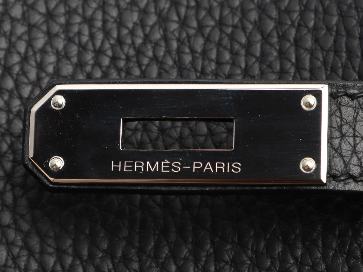 Hermès Black Togo Kelly 32