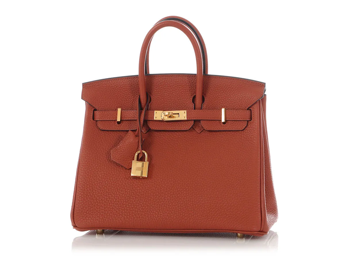 Hermès Cuivre Togo Birkin 25