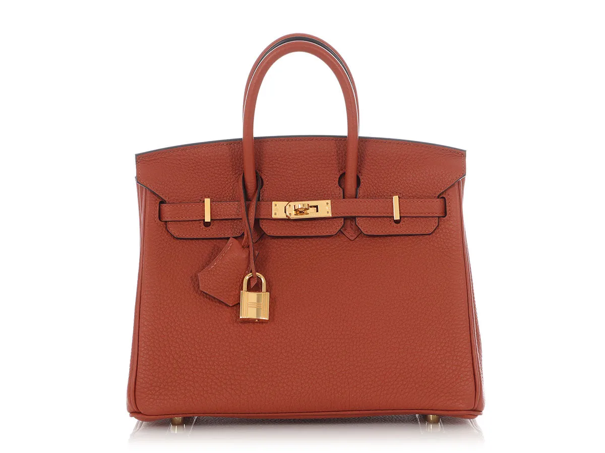 Hermès Cuivre Togo Birkin 25