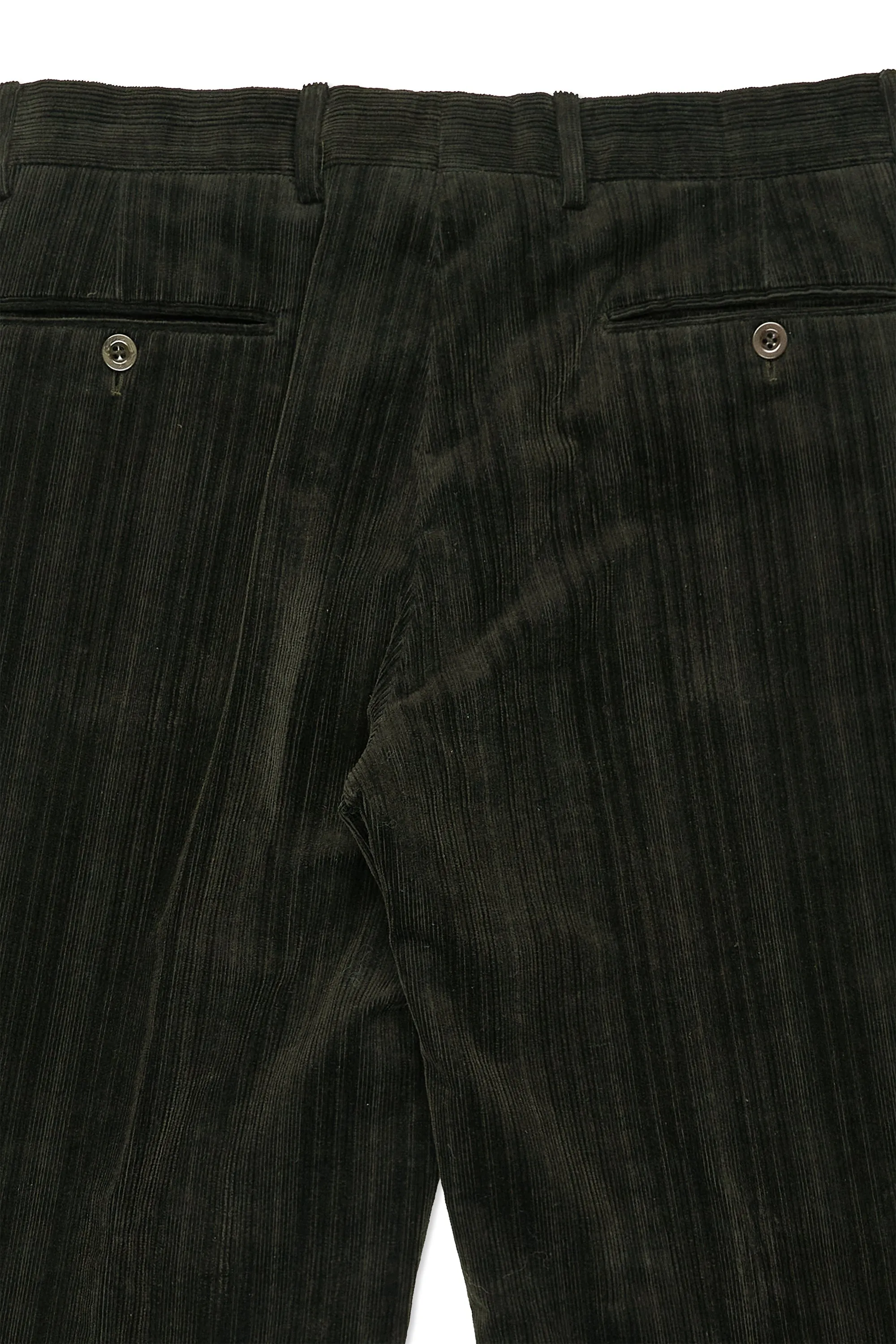 Hermès Dark Green Corduroy Trousers