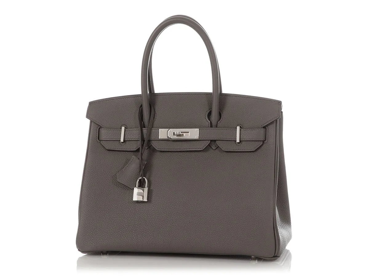 Hermès Etain Togo Birkin 30