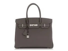 Hermès Etain Togo Birkin 30