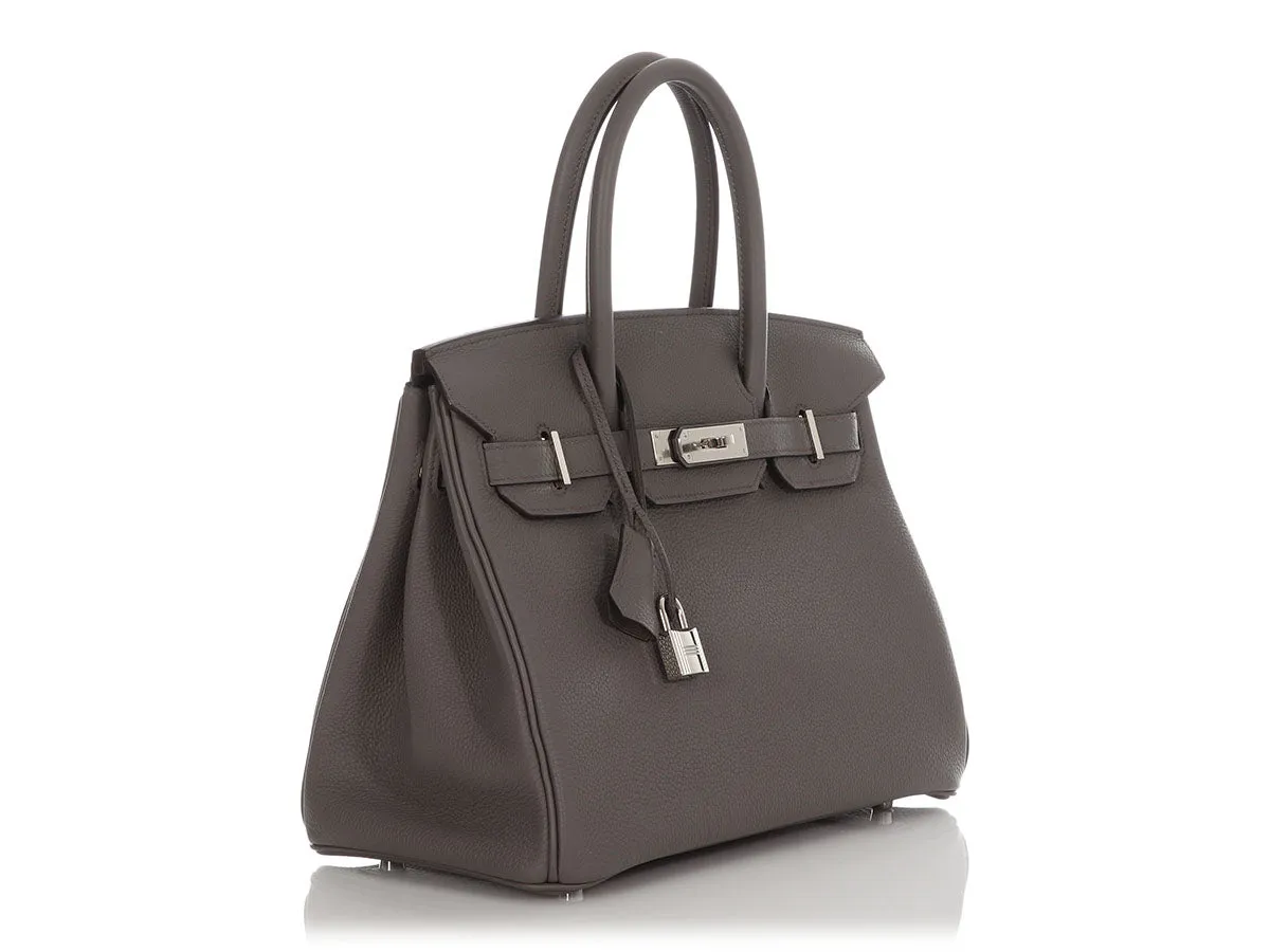 Hermès Etain Togo Birkin 30