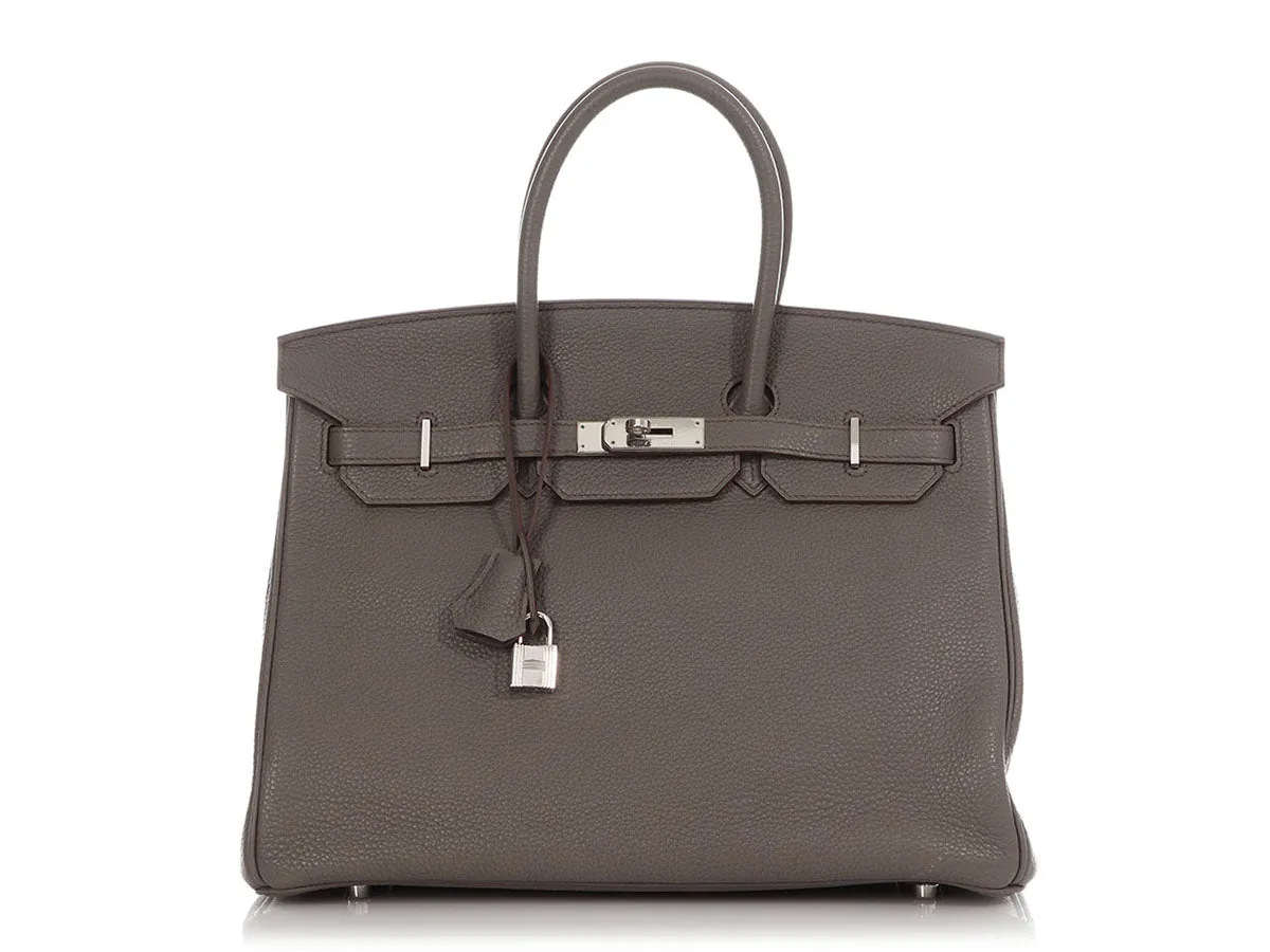 Hermès Etain Togo Birkin 35