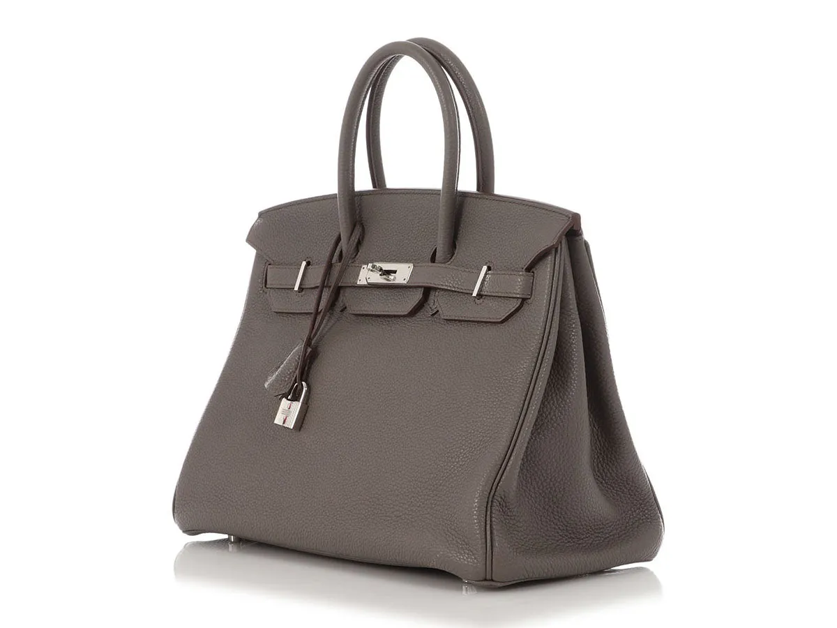 Hermès Etain Togo Birkin 35