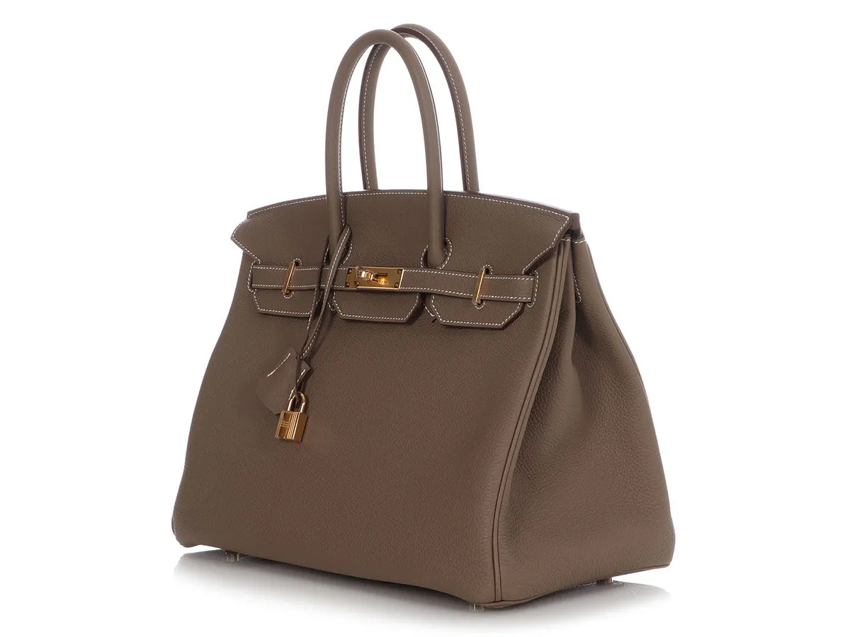 Hermès Etoupe Togo Birkin 35