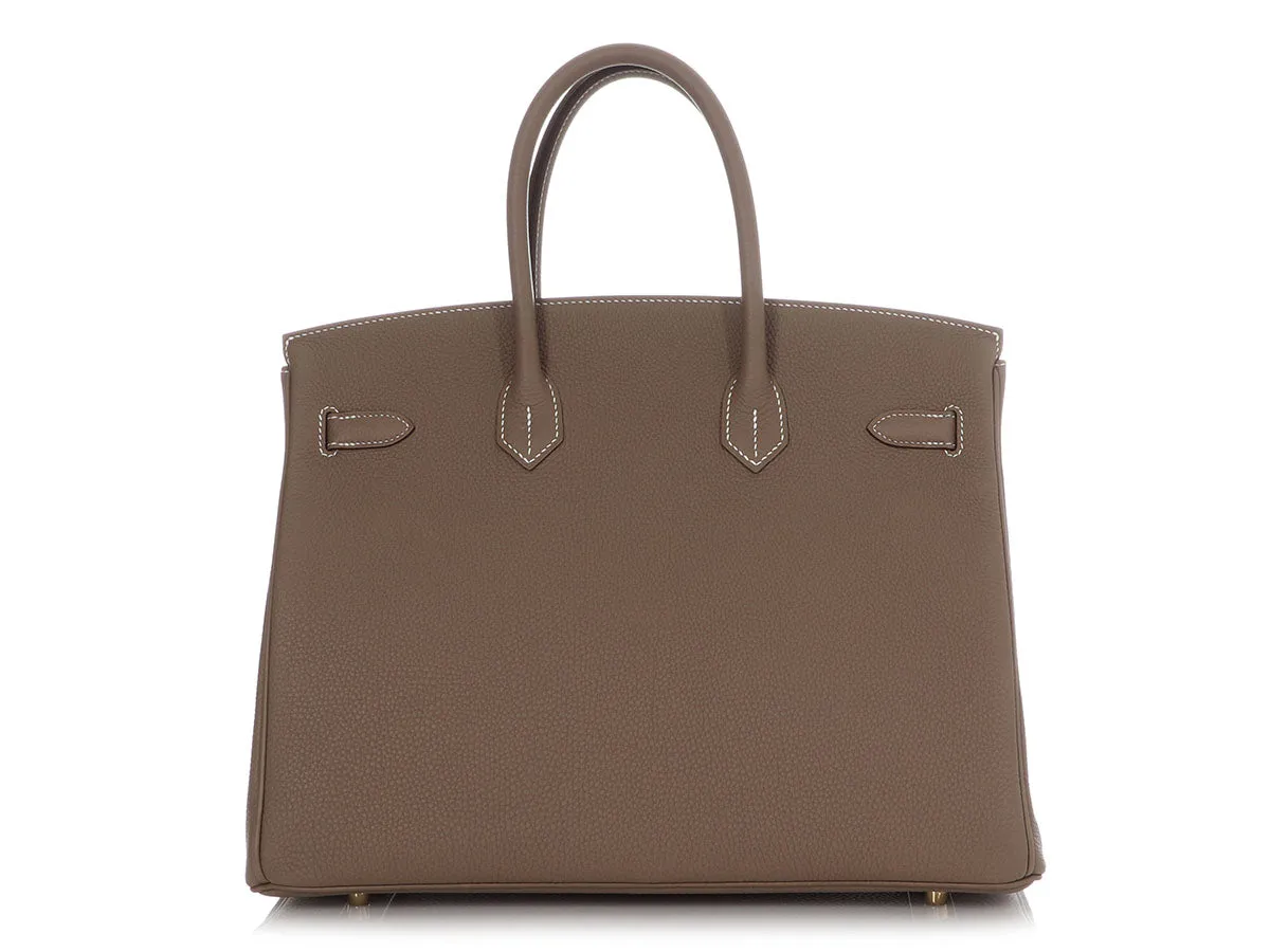 Hermès Etoupe Togo Birkin 35