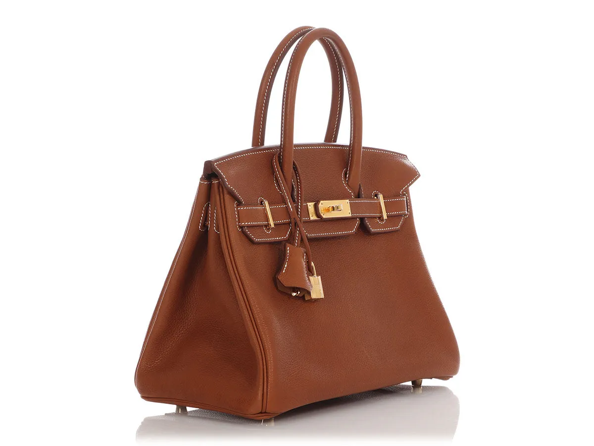 Hermès Fauve Barenia Faubourg Birkin 30