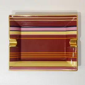 Hermès striped ashtray