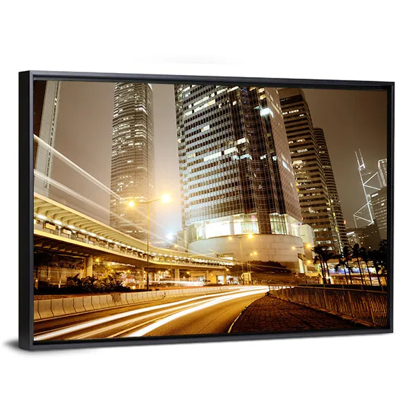 High Traffic Road Canvas Wall Art