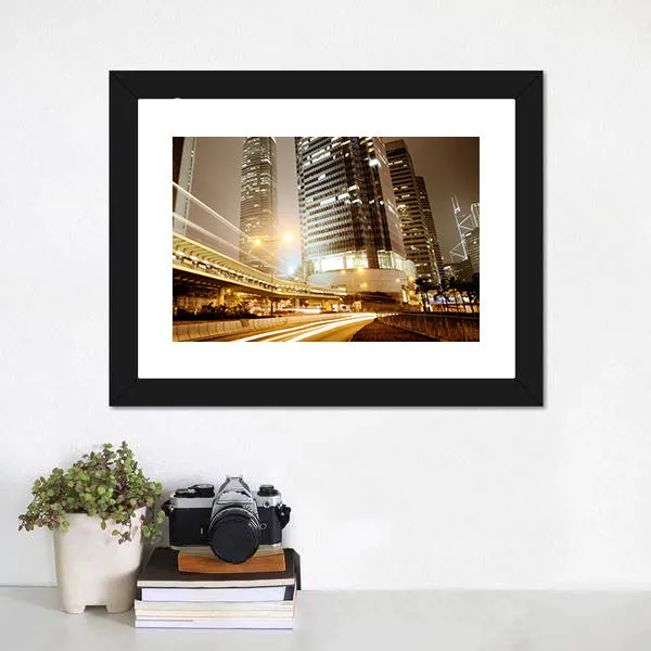 High Traffic Road Canvas Wall Art