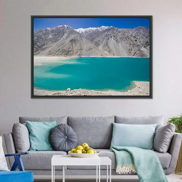 Kachura Lake In Skardu Canvas Wall Art