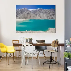 Kachura Lake In Skardu Canvas Wall Art