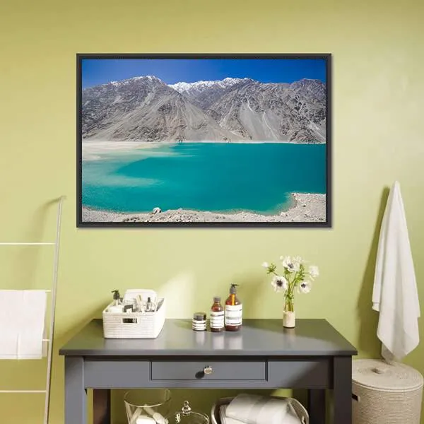 Kachura Lake In Skardu Canvas Wall Art