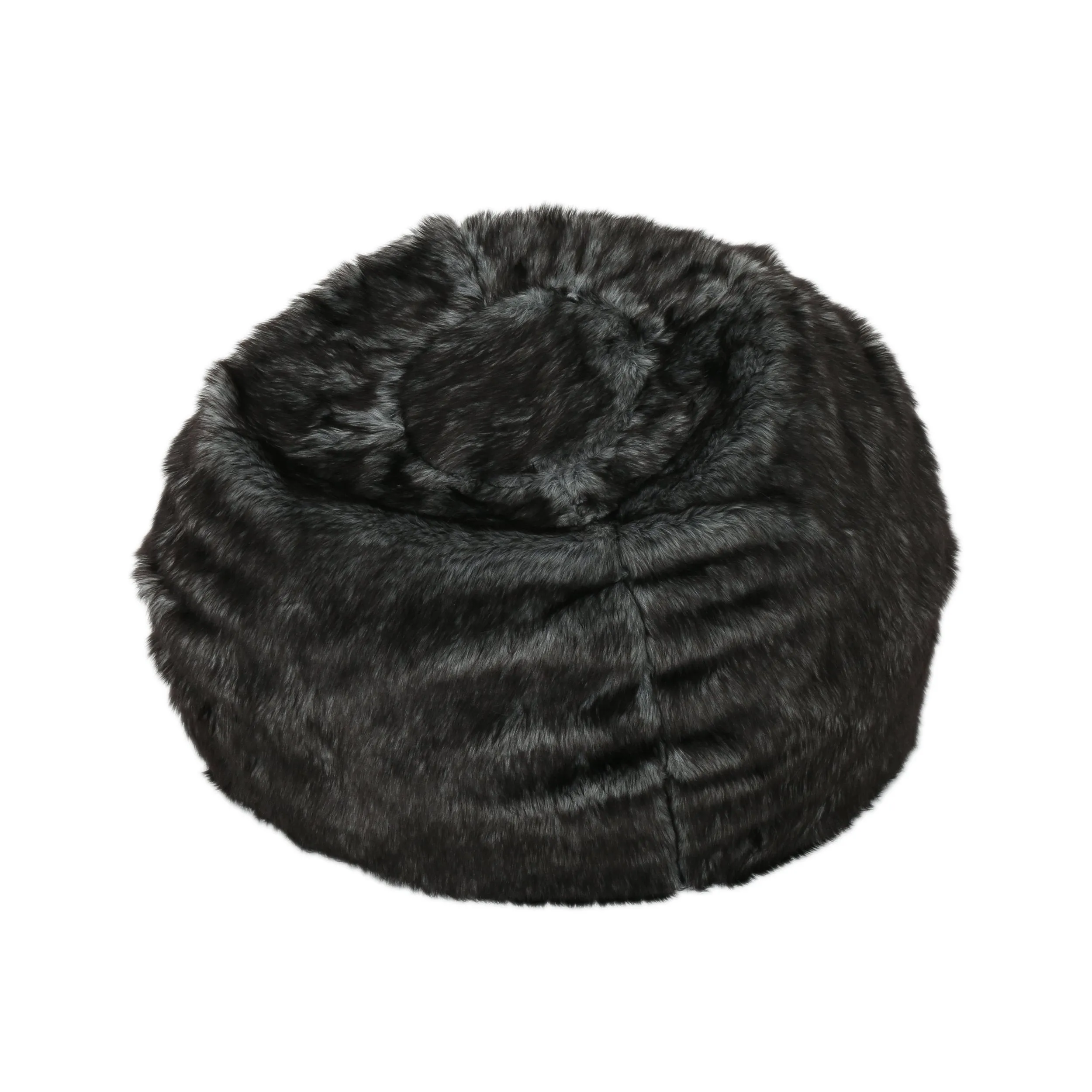 Leslie Modern 3 Foot Faux Fur Bean Bag Cover