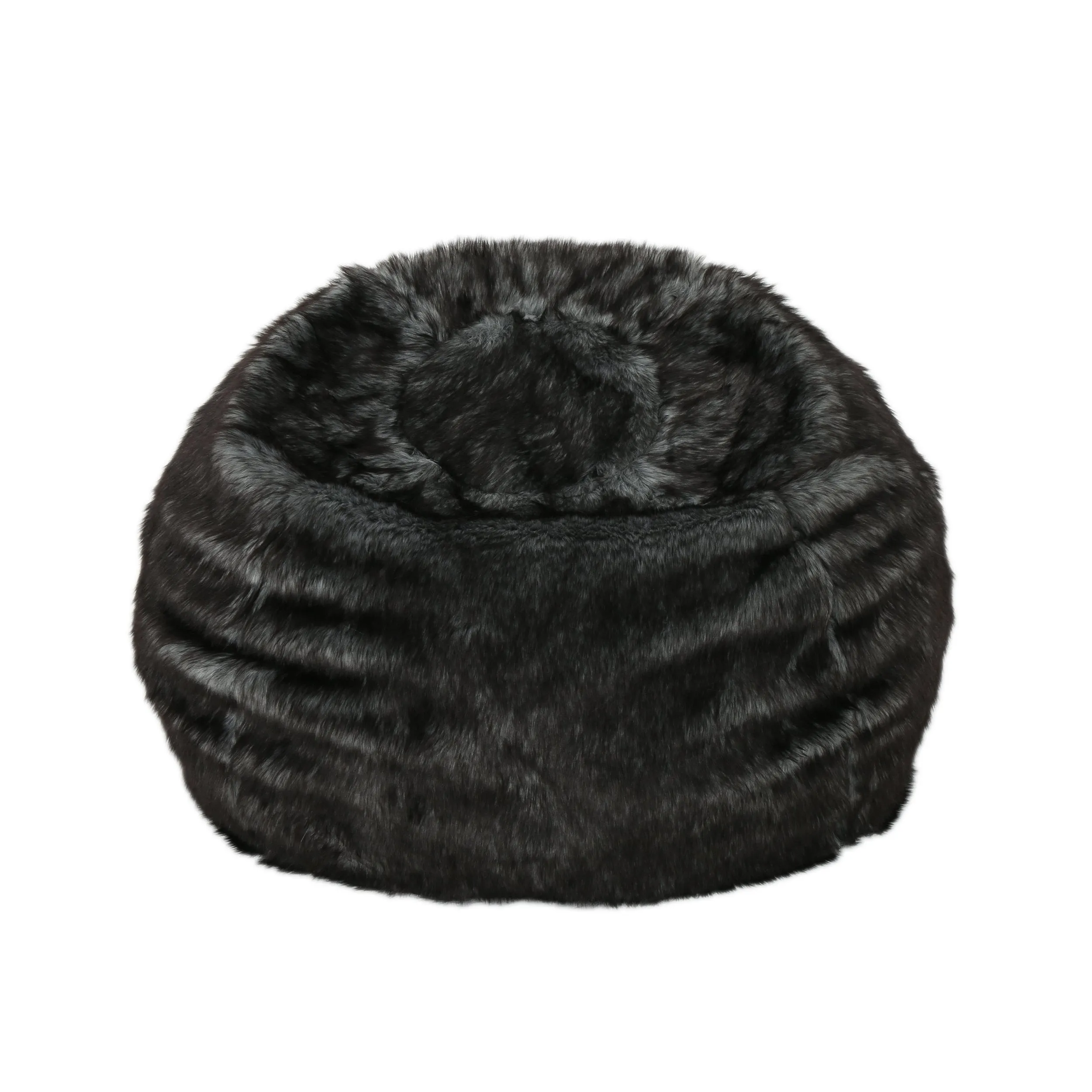 Leslie Modern 3 Foot Faux Fur Bean Bag Cover